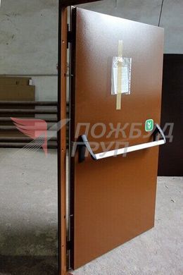 Двері протипожежні 1200x2100 мм з системою "Антипаніка"